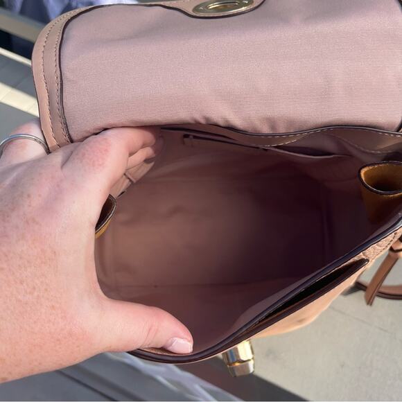 COACH  FAYE Tan Leather Backpack | SOLD OUT ONLINE - Picture 8 of 10